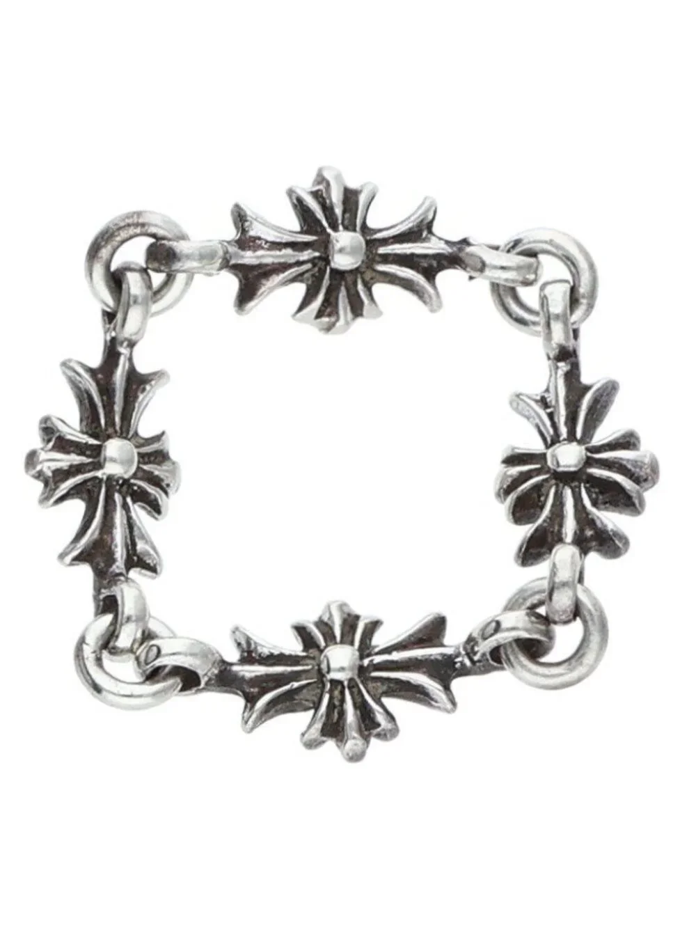 Chrome Hearts Ring Tny CH Pls Tiny Ech Plus Silver